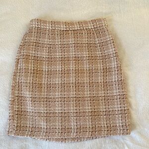 Tweed mini skirt size M